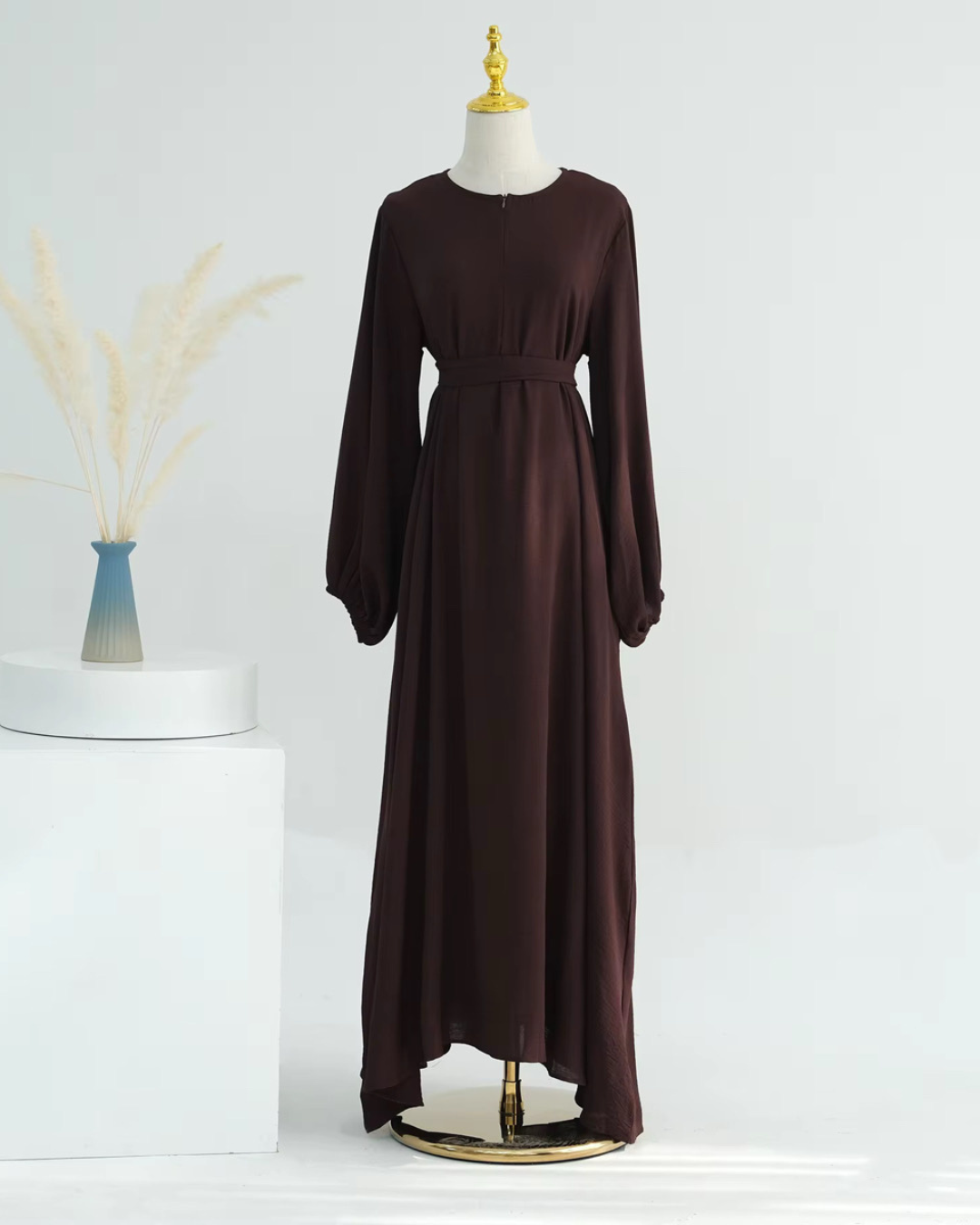 Abaya Taslima - Marron